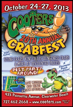 crab stone clearwater festival october flyer locations beach