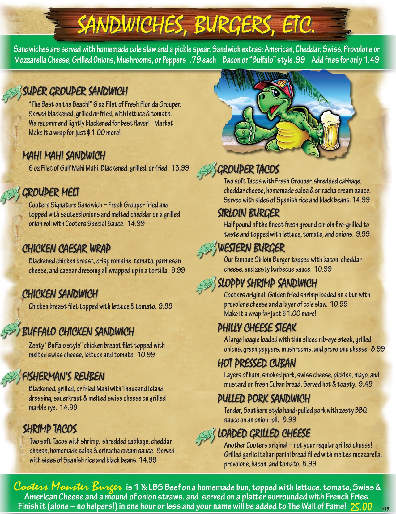 jars owosso menu